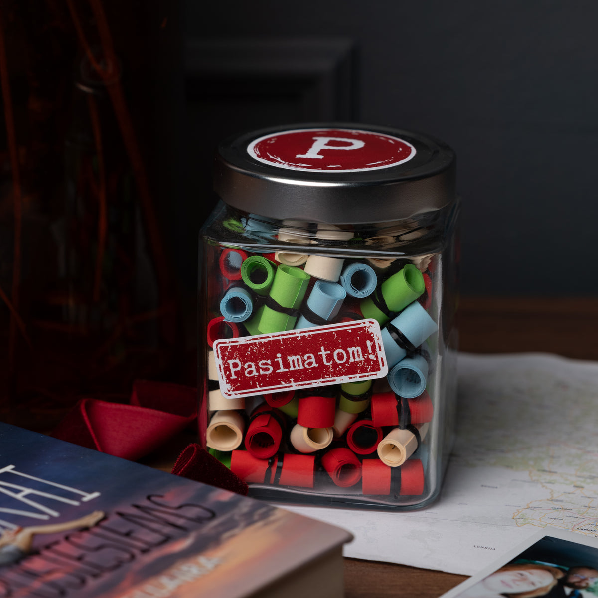 Pasimatom! pasimatymų idėjų stiklainis jaukioje namų aplinkoje