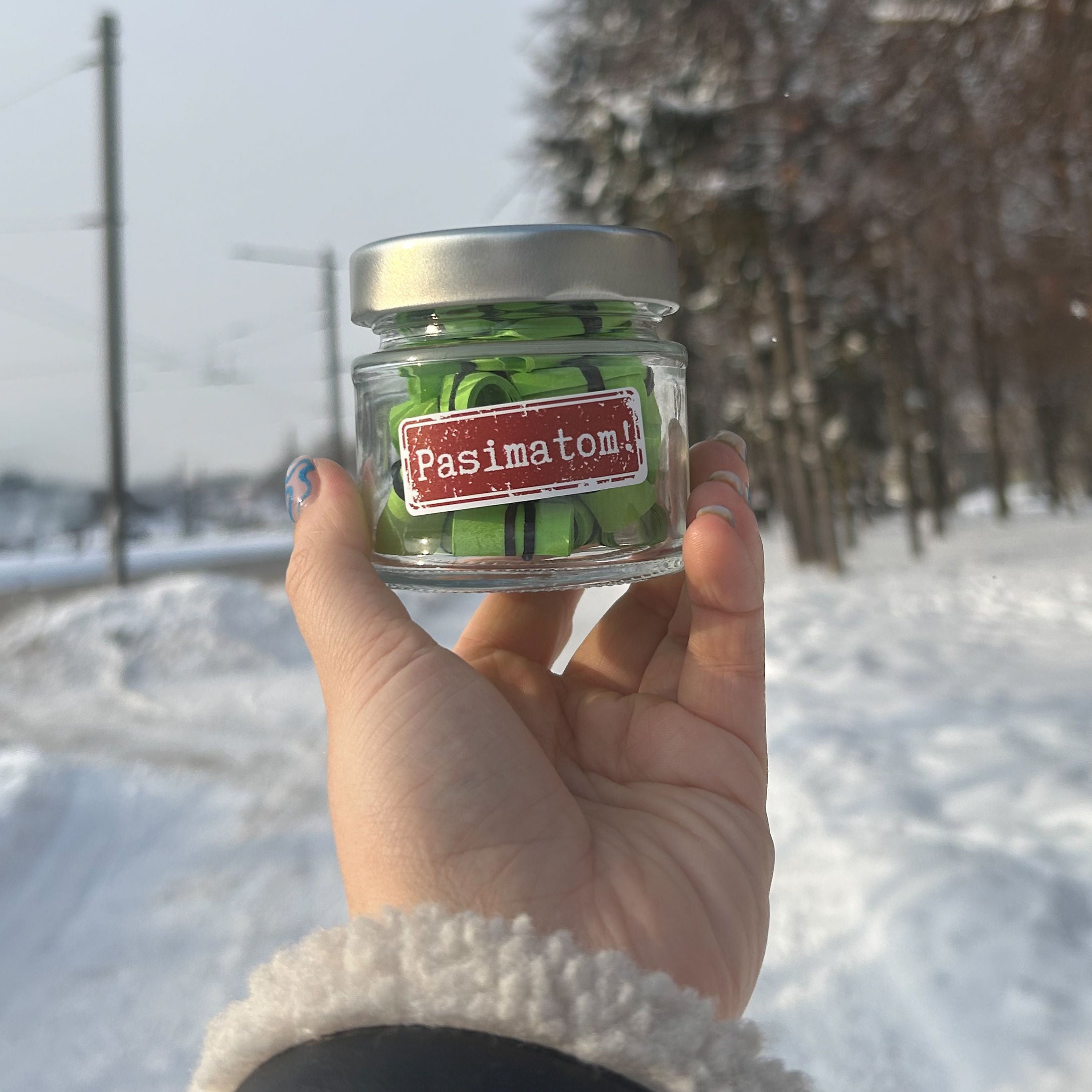 Kelionių pasimatymų stiklainis